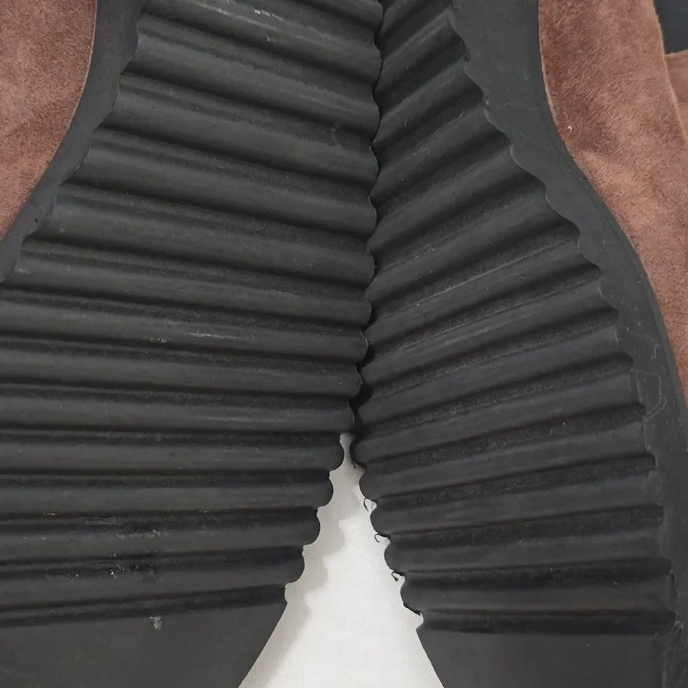Amalfi Brown Suede‎ Leather Pull On Chelsea Boots 11M